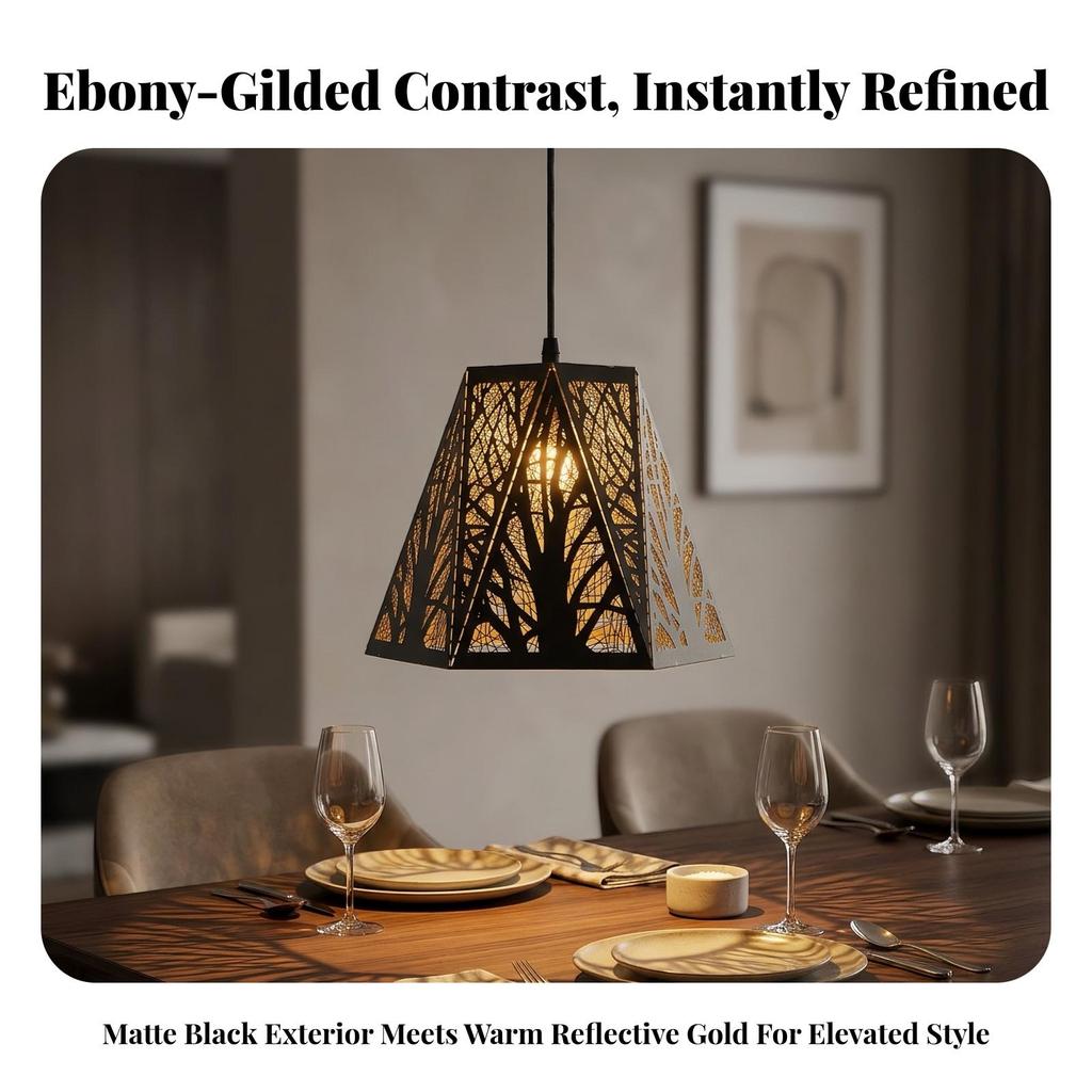 Diamond-Shaped Lampshade Perforated Lighting Accessory Industrial for Cafes