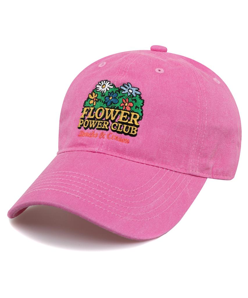 Bichiseuaenkeulim Flower Power Club Ball Cap-Pigment Pink