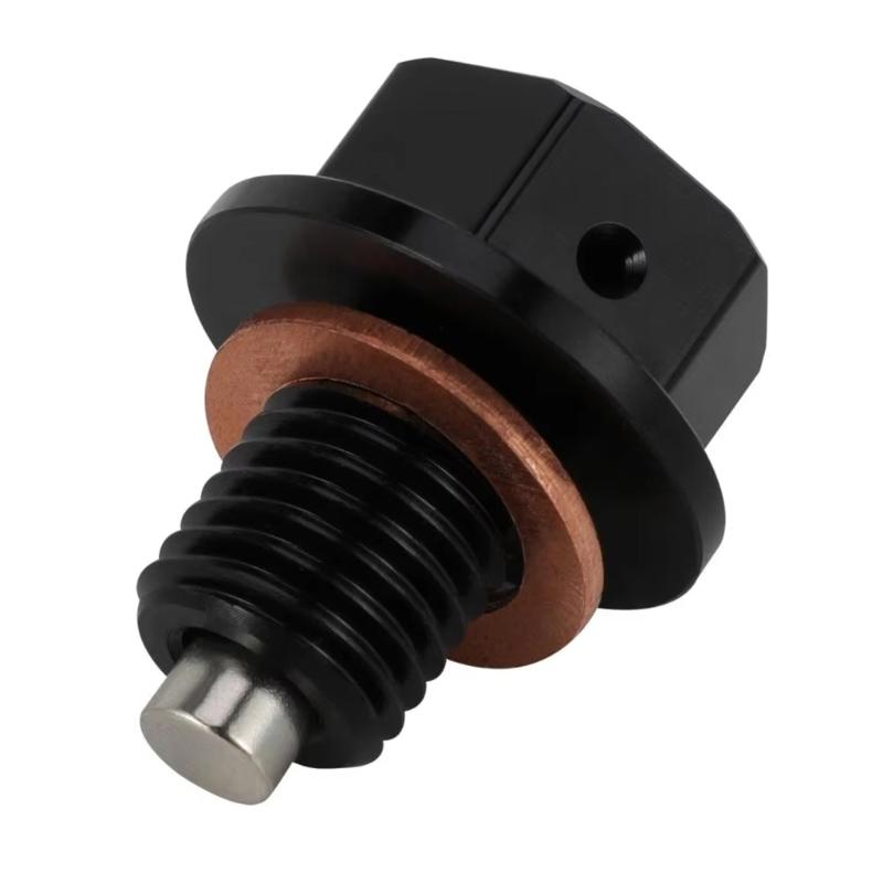 Aluminum Oil Drain Bolt Easy Installation & Corrosion Resistance Oil Drain Plug Suitable for Car 110F Motorcycle