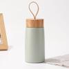 New Style Mini Thermos Cup Creative Wood Grain Cover Portable Vacuum Stainless Steel Water Cup Student High Value Pocket Cup