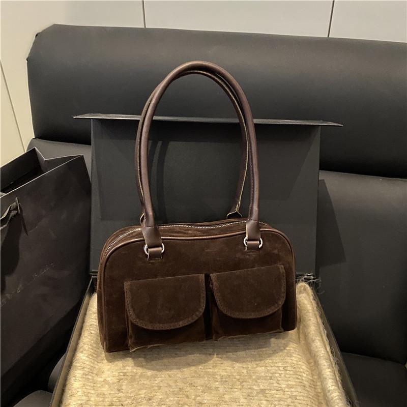 Trendy Women's Commuting Hand-held Small Square Bag, 2026 New Korean Versi Fashiable Versatile Shoulder Bags