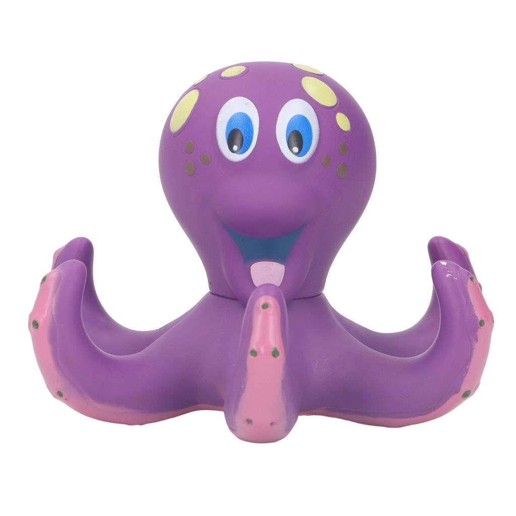 Krake Badespielzeug Abnehmbar Pädagogisch Interaktiv Schwimmendes Baby-Krake-Spielzeug mit 5 Ringen für