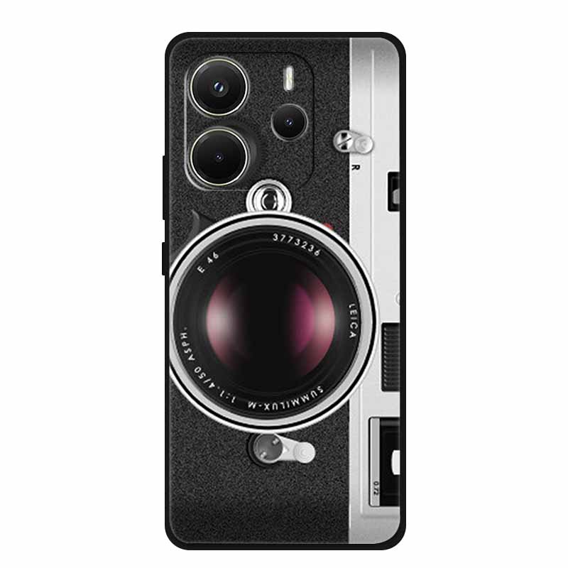 Für Xiaomi Redmi Note 14 4G Global Hülle Luxus TPU Weiches Silikon Cover Handyhüllen für 24117RN76G Schutz Neu Bumper Funda