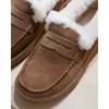 9x81 Light Brown Fur Shoes