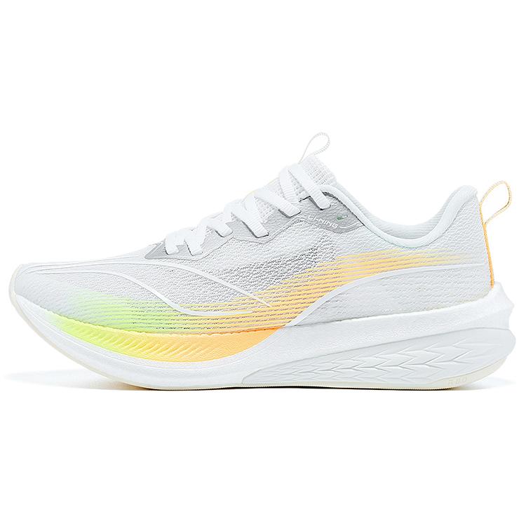 LiNing Red Hare 6 Pro Shock Absorbers Slip Resistant Abrasion Resistant Low top Sprint Running Shoes Women's White ARMT014-1