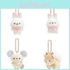 Cotton Rabbit Rilakkuma Fox Bear Cute Animal Plush Doll Keychain Pendant