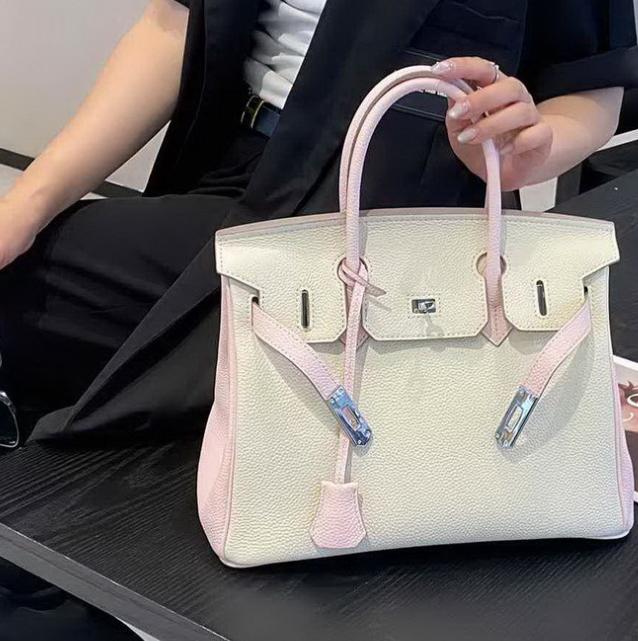 

Женская сумка из натуральной кожи, сумка из натуральной воловьей кожи, подходящая по цвету, женская сумка-тоут европейского и американского производства 25x13x19cm