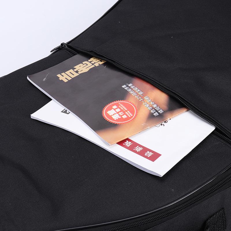 38-Inch Padded Guitar Backpack with Double Shoulder Straps for Folk and Classical Guitars, Customizable Logo