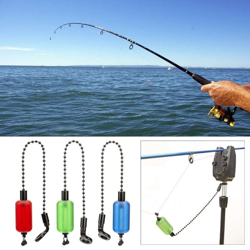 Fishing Bite Indicator Fishing Swinger Fishing Tackle Chain Swinger Fishing Bite Alarm Sound Alert Indicator Light Stick