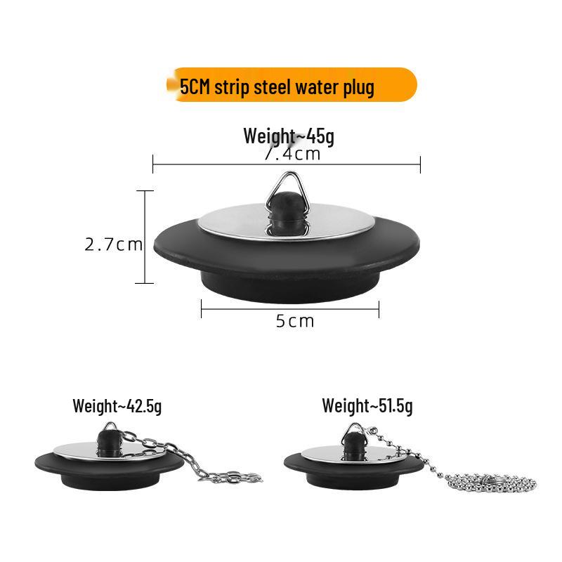 Silicone Bathtub and Sink Drain Stopper