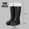 New Slim-fit Tall Outdoor Women's Rain Boots Fashionable Kitchen Non-slip Waterproof Rain Shoes Women's Galoshes