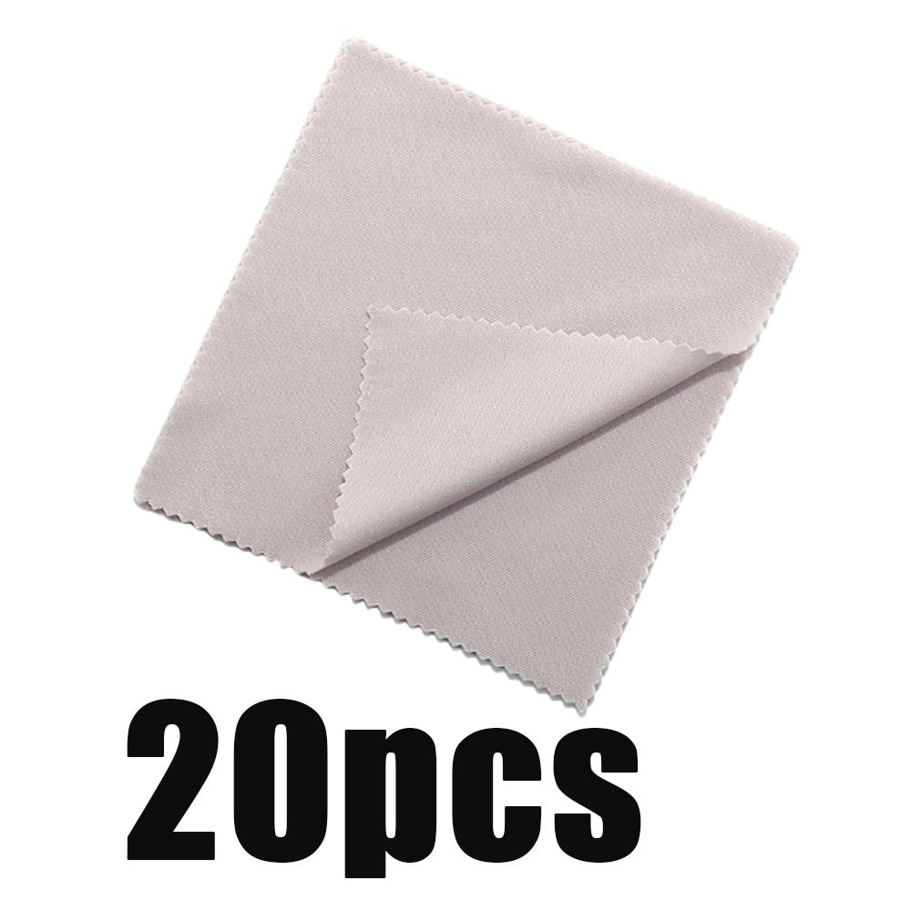 10-100pcs Glasses Microfiber Cleaning Cloth Soft Color Used For Phone Screens Jewelry Screen Camera Sunglasses Cleaning Cloth