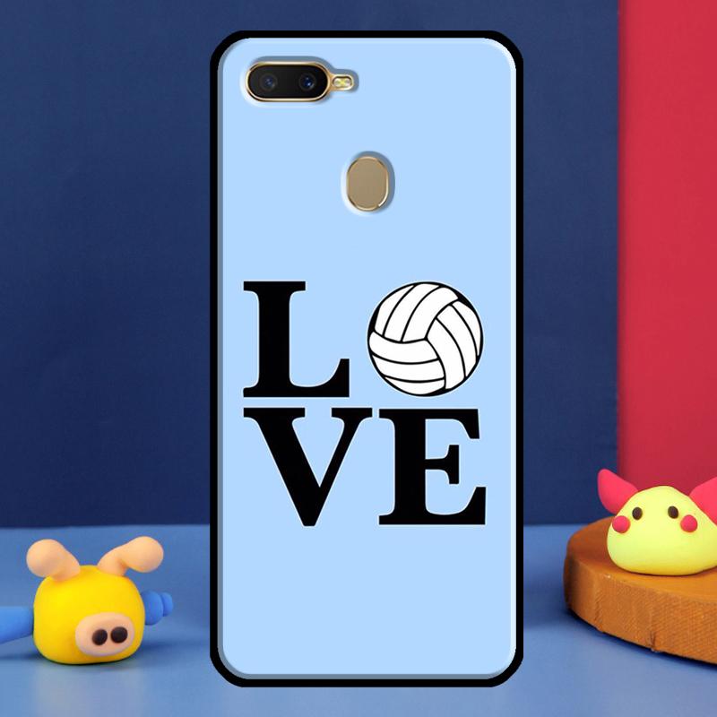 Volleyball Sprot Case For Oppo A16 A76 A96 A58 A78 A98 A5 A9 A91 A15 A17 A77 A52 A72 A74 A94 A54S A57S Cover