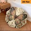 Butterfly Garden Folding Umbrella Durable Travel Gift Three Folds Travel