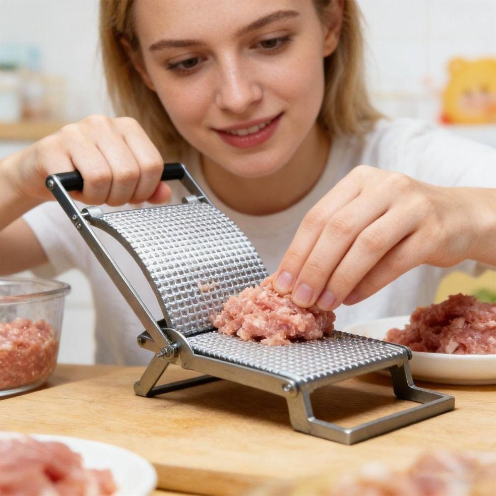 Ferramenta para Achatar Bife de Grau Alimentício Prensa Manual Resistente Durável Marinada Utensílio de Cozinha Cozinha
