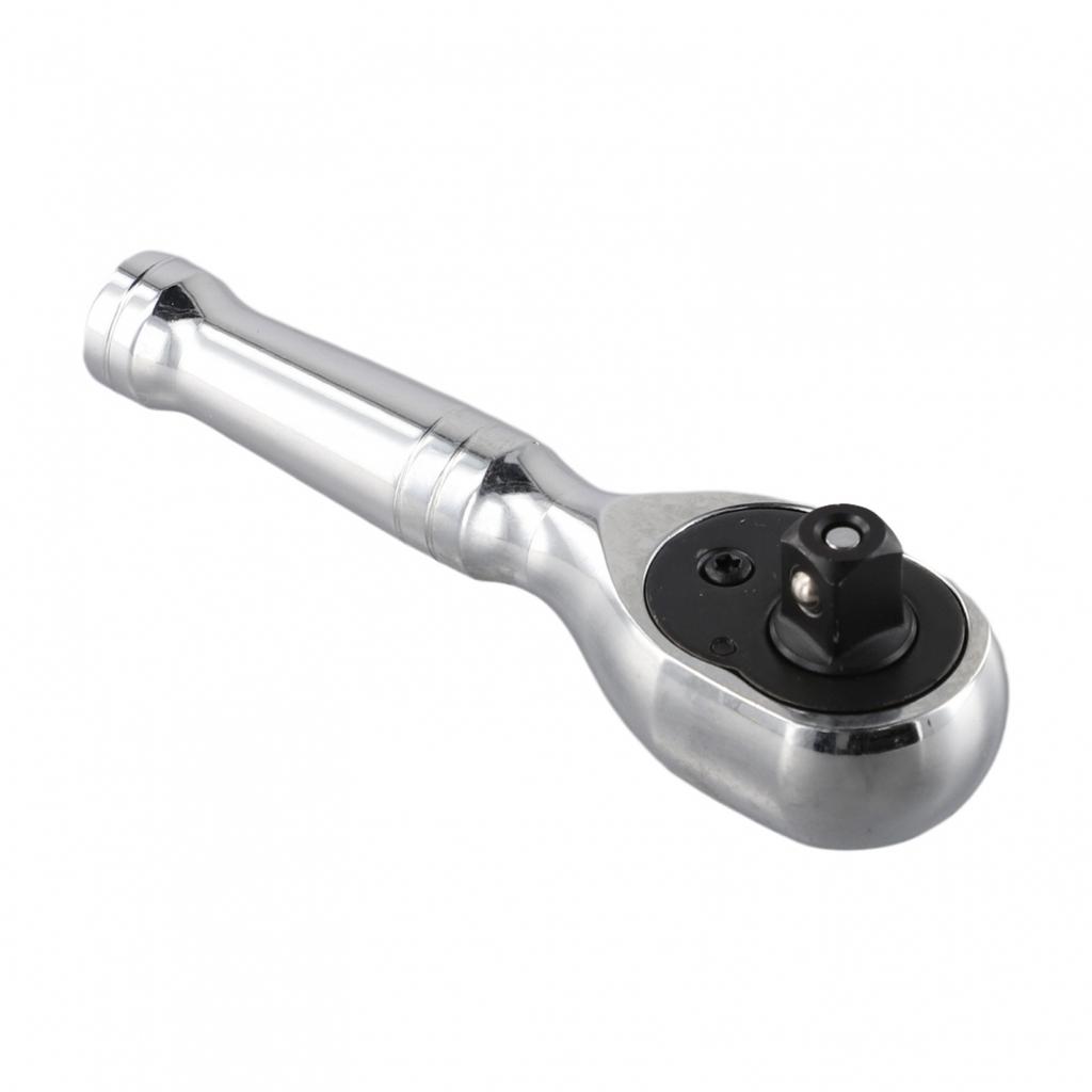 Portable Mini Ratchet Wrench with Short Handle for Various Fastener Sizes