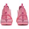 New LiNing Anti five 4 Cushioned Wear Resistant Breathable Mid Top Basketball Shoes Men's Pink Yellow ABFU015-2