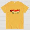 Funny Hot Dog Dachshund Cartoon Retro Cotton Summer Casual Cool Loose T-Shirt