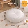 Waterproof Floor Seat Cushion Solid Color Suitable for Meditation Yoga Round Seat Pads Mat with Fillings Thicken Pads Cuscineria