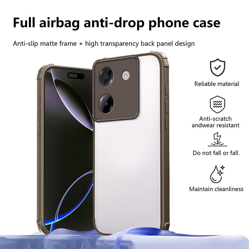 Für Poco M5S Transparente Hybrid Stoßfeste Handyhülle Für Xiaomi POCO M7 Pro Klare Harte Rückseite POCO M6 Pro Hülle M6 Plus