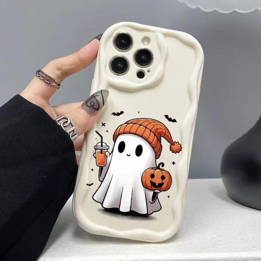 Personality Ghost for Iphone17promax Mobile Phone Case Apple 16/14 Pro Japan, Korea 13/12/15 Europe and America