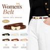 Bow Buckle Women's Belt Leather Bow Buckle Belt Fashion Waist Belt  Daily Outfits