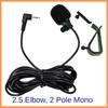 Car Microphone 5m Long Mic Stereo SM Lotus 3.5mm Mono 2.5mm Jack Plug Audio Navigation Wired Clip External Wires Auto Mics Radio