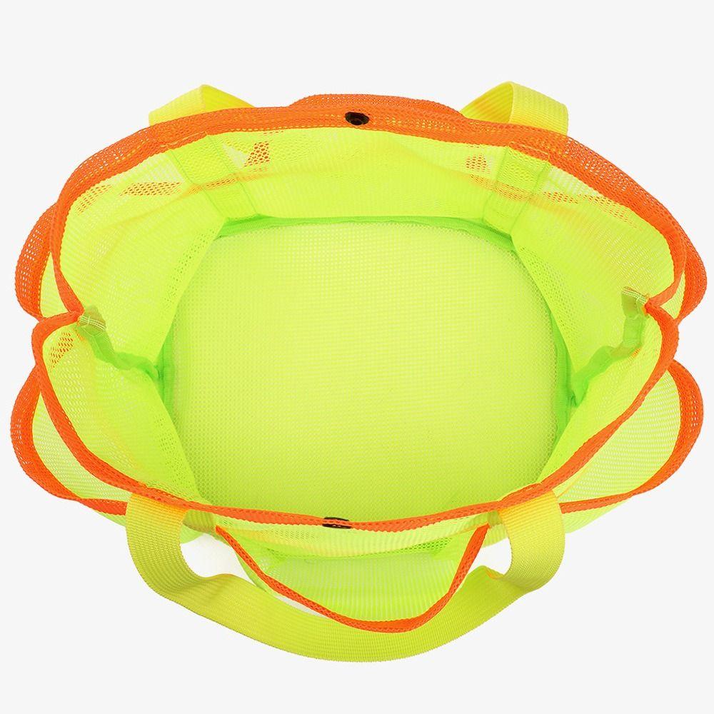 Shower Bag Breathable Mesh Beach Storage Bag Foldable Light Weight Mesh Toiletry Bag Portable Quick Dry Swimming Handbag Travel