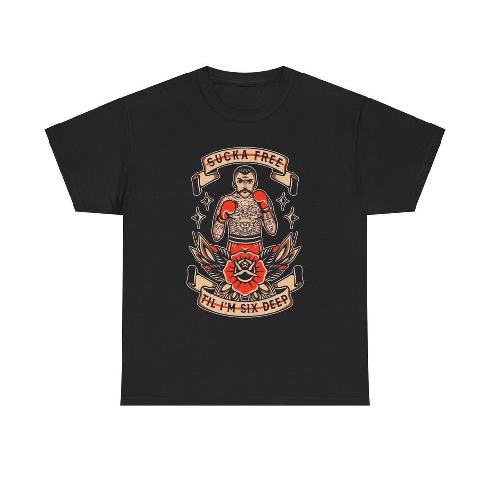 Suck A Free Boxing Vintage T Shirt S5XL NEW Unisex Cotton Tee Unisex T-Shirt XXL