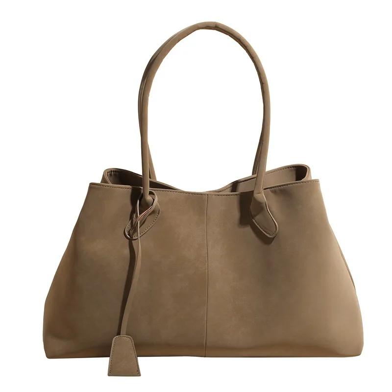Borsa a Mano Moda Versatile di Alta Qualità in Ecopelle Monocolore 2026 Prodotto da Donna Vendita Calda Borsa a Spalla di Grande Capacità