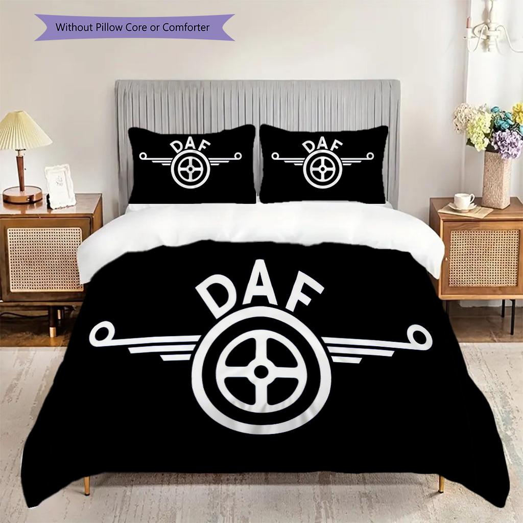 Biancheria da letto Dinamica Blu Camion Autostrada (1 * copripiumino + 2 * federa, senza nucleo) Set biancheria da letto 2D Piatto Regalo di Natale Compleanno Morbido e Confortevole