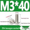 ISO7380 Stainless Steel Hex Drive Dome Head Screws - M2 to M16