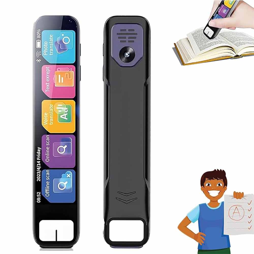 S65pro Dictionary Translation Pen Scan Reader Device Text Scanning Reading Translator WiFi/BT Connection Online Photo Translate