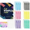 1400 Pieces of Multi-color Star Acne Patches, Facial Acne Patches, Concealer Acne Patches, and Pimples Patches, Ultra-thin