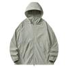 Spring Autumn Solid Loose Casual Sunscreen Coat Male Long Sleeve Simple All-match Hooded Cardigan Jacket Top Men