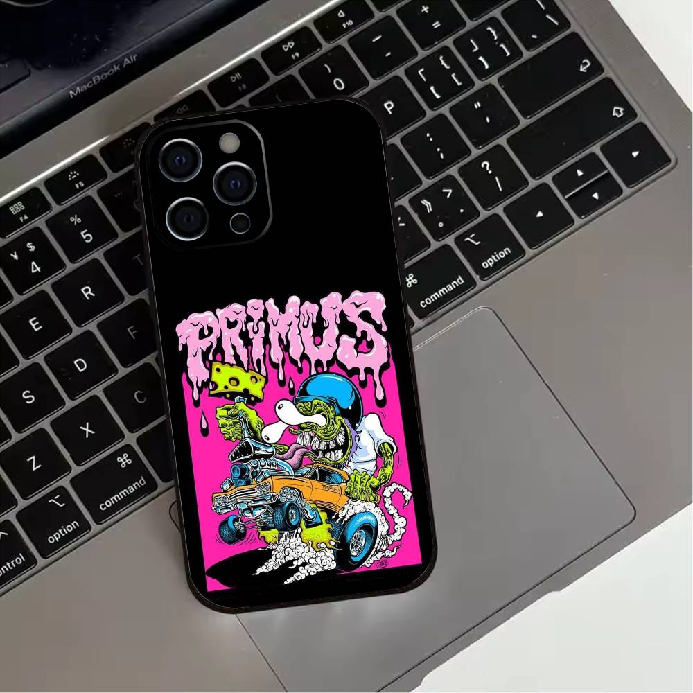 R-Rat F-Fink Art Design Phone Case For iPhone 17,16,15,14,13,12,11 Plus,Pro Max,XS,Soft Silicone Black Cover