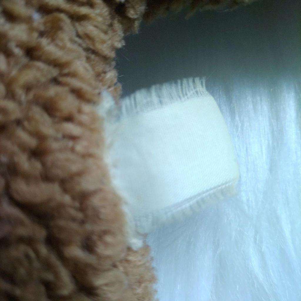 [USED] Rare Pancake Flat Teddy Bear Brown 1994