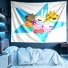 Cartoon animation Print Tapestry, Lightweight Wall Hanging, for Bedroom, Dorm, Living Room, Home Art Decor - Birthday Christmas Gift for Friends