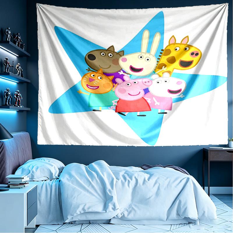 Cartoon animation Print Tapestry, Lightweight Wall Hanging, for Bedroom, Dorm, Living Room, Home Art Decor - Birthday Christmas Gift for Friends
