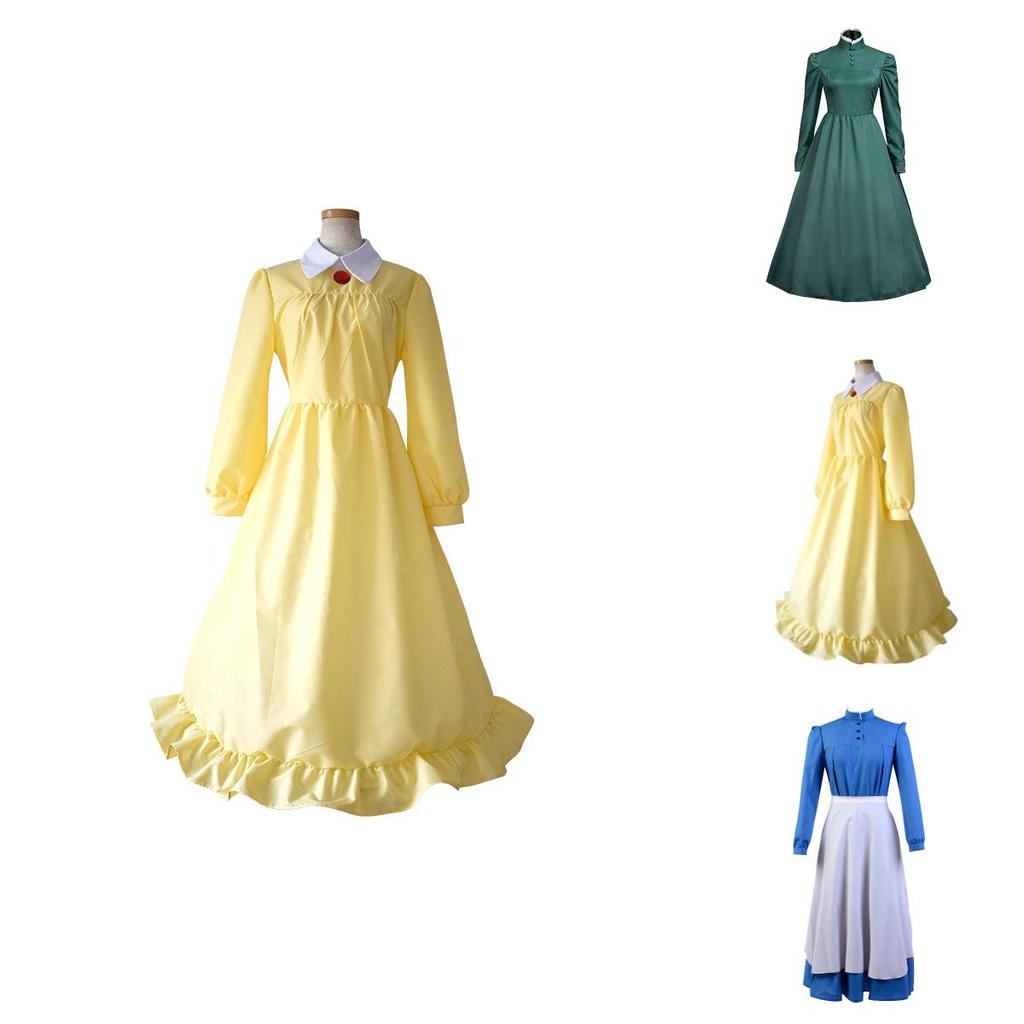 Il Castello Errante di Howl Sophie Vestito A-line Poliestere/Cotone Abbigliamento Cosplay