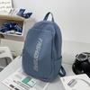 Fashion Large Capacity School Backpack Letter Lightweight Student Backpack Waterproof Book Bag