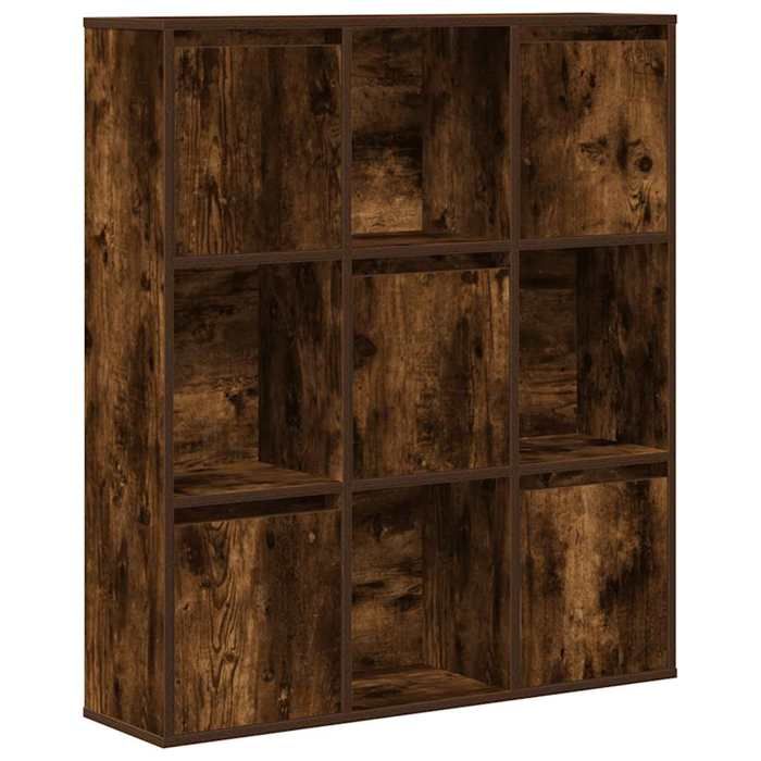 VidaXL Bibliothèque chêne fumé 89x24x101,5 cm bois d'ingénierie, étagère à livres, support de rangement, support à livres, 860404