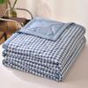 Summer Thin Comforter Soft Air-Conditioned Four Season Comforter Machine Washable Single Double Blanket Ultrasonic Quilted Quilt