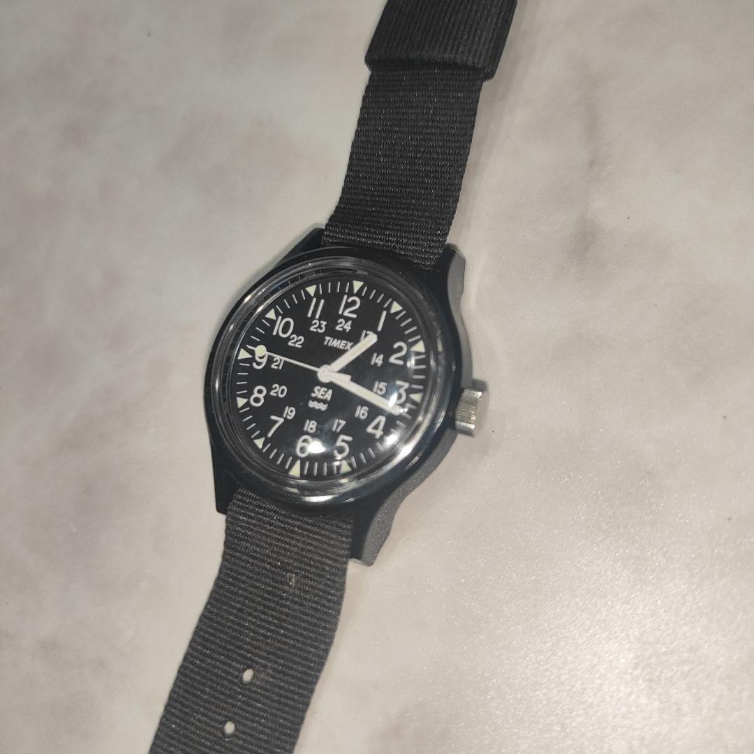 Used TIMEX military watch black operation not confirmed