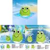 Electric Frog Water Sprayer Toy For Summer Bath And Pool Play