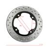 Motorcycle Rear Brake Disc Rotor For Honda CBR600 F2/F3/F4/F4i CBR 600 RR 2003-2008 VTR1000 CB250 CB600 HORNET 1998-2006