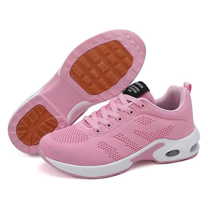 Popular Spring New Dense Mesh Fly-woven Women's Shoes Korean Version Versatile Comfortable Casual Shoes Large Size Sports Shoes