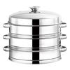 Steam Food with 304 Stainless Steel Steamer Basket Perfect for Cooking Vegetables Rice and Meats in Home Kitchen