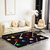 Billiard Balls Large Area Rug 5x7 Billiard Cue Living Room Rug | Pool Balls for Pool Table Rugs for Bedroom, Billiards Pool Cue Carpet Indoo