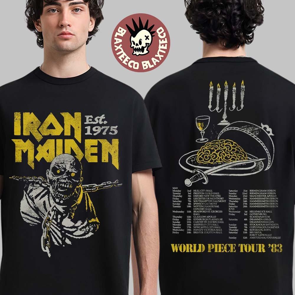 50th Anniversary World Piece Tour 1983 Reprint Vintage Metal S-4XL Unisex T-Shirt XL